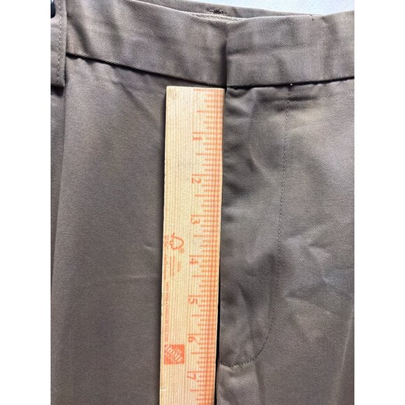 Dockers Mens Khaki Flat-Front Dress Pants Size 38W X 30L Cotton Blend - Picture 4 of 10